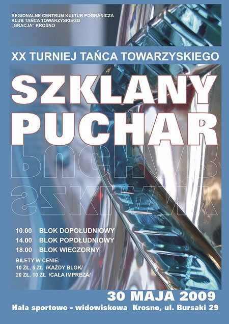XX Turniej Tańca Towarzyskiego SZKLANY PUCHAR - zdjęcie w treści 