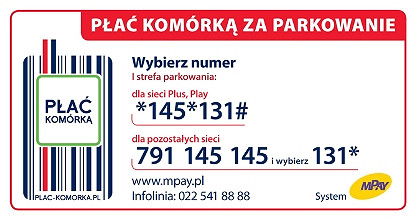 Za parkowanie płać komórką - zdjęcie w treści 
