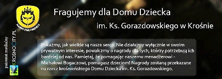 Gracze z całej Polski pomagają domowi dziecka w Krośnie - zdjęcie w treści 