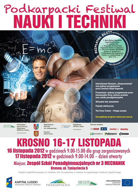 PODKARPACKI FESTIWAL NAUKI I TECHNIKI – przystanek KROSNO! - zdjęcie w treści 