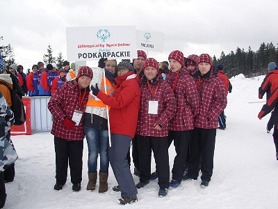 Uczniowie krośnieńskiego SOSW w reprezentacji Polski na X Zimowe Igrzyska Olimpiad Specjalnych w Korei Południowej - zdjęcie w treści  nr 2