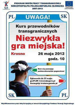 Niezwykła gra miejska 26 maja w Krośnie! - zdjęcie w treści 