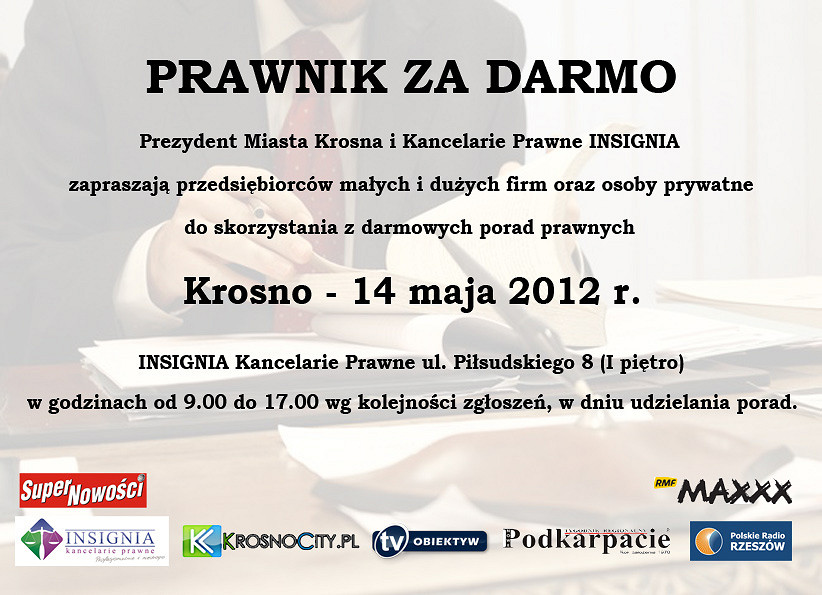 Prawnik za darmo - zdjęcie w treści