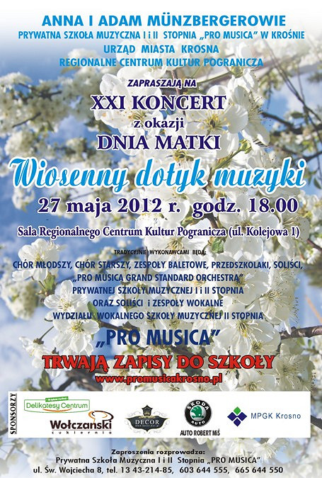 Wiosenny dotyk muzyki, czyli koncert na Dzień Matki - zdjęcie w treści 