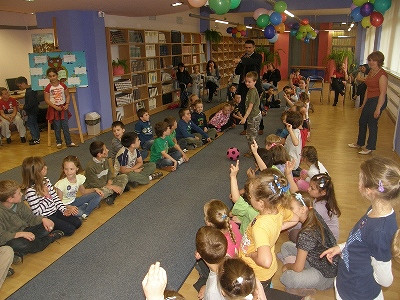 „Literacki odjazd” w Krośnieńskiej Bibliotece - zdjęcie w treści  nr 3