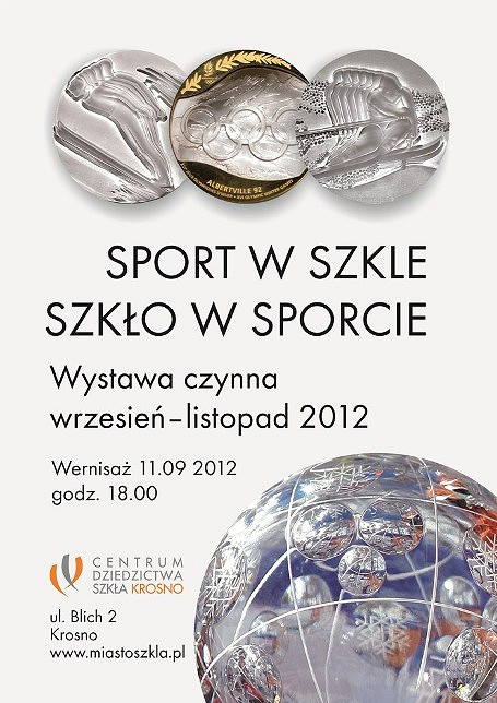 Szklana strona medalu. Wystawa czasowa „Sport w szkle. Szkło w sporcie” - zdjęcie w treści 