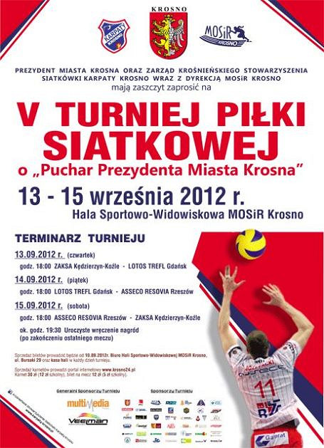 Najlepsi polscy siatkarze zagrają w Krośnie. Zapraszamy na V Turniej Piłki Siatkowej - zdjęcie w treści 