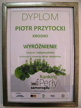 Krosno wyróżnione w rankingu 