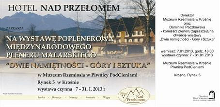 Dwie namiętności - Góry i Sztuka. Zapraszamy do Piwnicy PodCieniami - zdjęcie w treści 