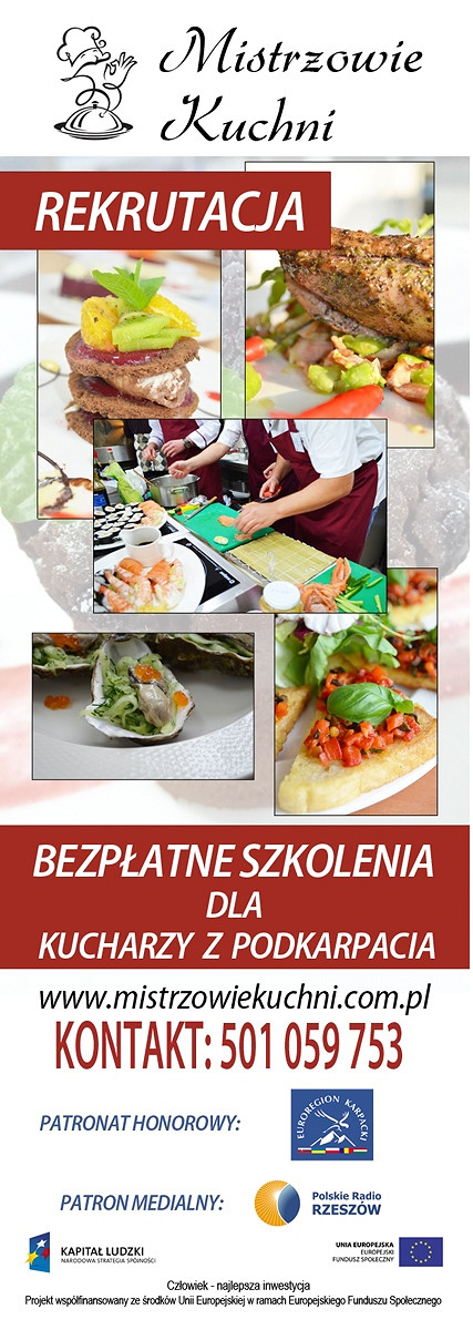 „Mistrzowie Kuchni” - rekrutacja do II edycji projektu  - zdjęcie w treści 