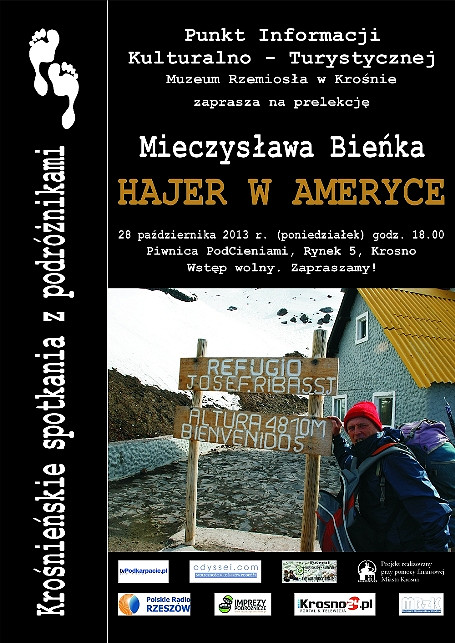 „Hajer w Ameryce” – prelekcja Mieczysława Bieńka z cyklu Krośnieńskie spotkania z podróżnikami - zdjęcie w treści 