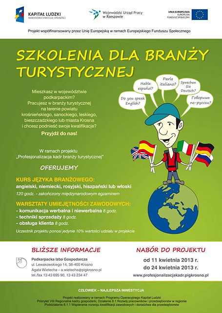 PODKARPACKA IZBA GOSPODARCZA OFERUJE SZKOLENIA DLA PRACOWNIKÓW BRANŻY TURYSTYCZNEJ - zdjęcie w treści 