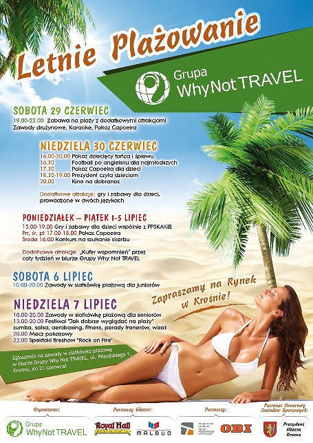Letnie plażowanie… w centrum Krosna - zdjęcie w treści 