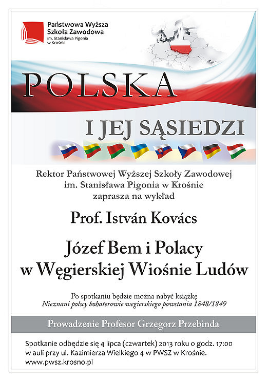 Pisarz, poeta, historyk i dyplomata - Istvan Kovacs w Krośnie - zdjęcie w treści 