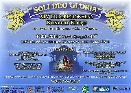 XIV Euroregionalny Koncert Kolęd SOLI DEO GLORIA - zdjęcie w treści 