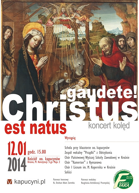 Gaudete! Christus est natus. Koncert kolęd i pastorałek - zdjęcie w treści 