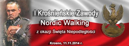 XVIII Bieg Niepodległości i I Krośnieńskie Zawody Nordic Walking - zdjęcie w treści  nr 2