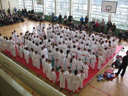 V Mikołajkowe Mistrzostwa Krośnieńskiego Klubu Kyokushin Karate - zdjęcie w treści 