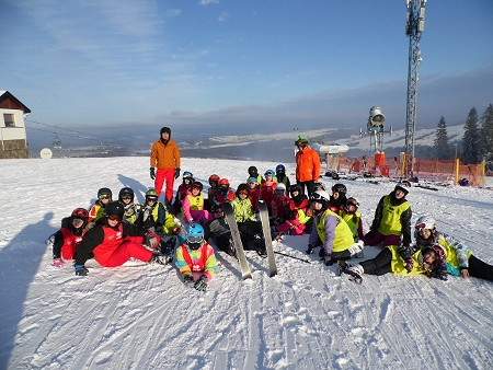 Obóz narciarski dla uczniów MZSzOI - zdjęcie w treści 