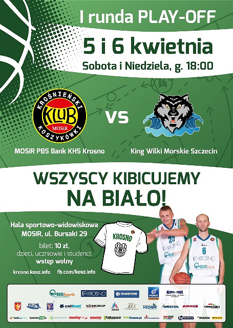 I runda PLAY-OFF 2014. MOSiR PBS Bank KHS Krosno – Wilki Morskie Szczecin - zdjęcie w treści 