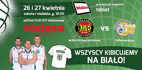 II runda PLAY-OFF 2014. MOSiR PBS Bank KHS Krosno – Polfarmex Kutno. Zapraszamy na półfinały do Krosna! - zdjęcie w treści  nr 1