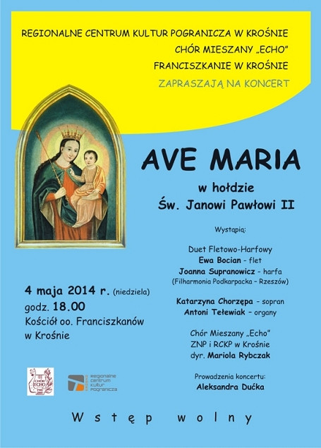 Koncert AVE MARIA w hołdzie św. Janowi Pawłowi II - zdjęcie w treści 