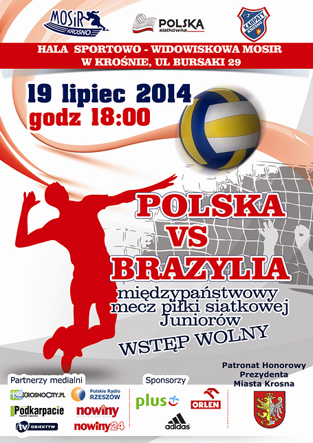 Polska vs Brazylia. Zapraszamy na mecz - zdjęcie w treści 
