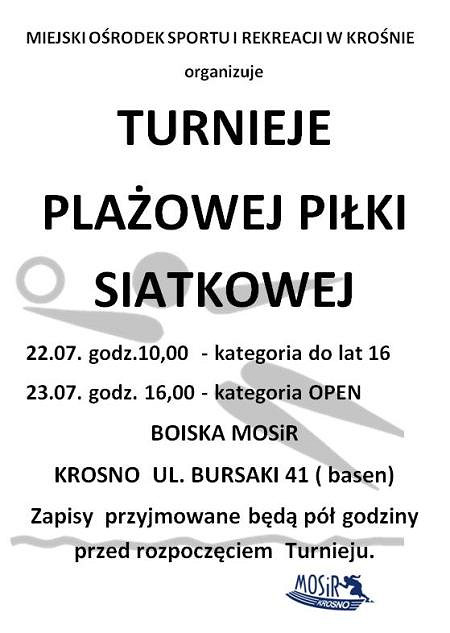 MOSiR zaprasza na organizowane turnieje - zdjęcie w treści 