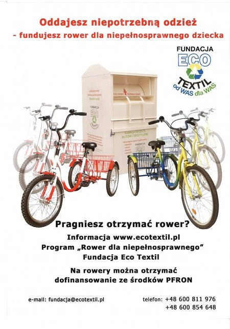 Program fundacyjny „Rower dla każdego niepełnosprawnego” - zdjęcie w treści 