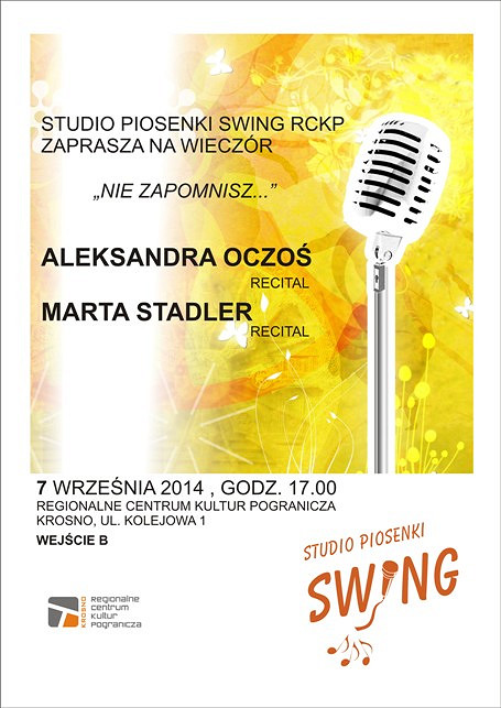 Studio Piosenki SWING zaprasza na koncert  - zdjęcie w treści 