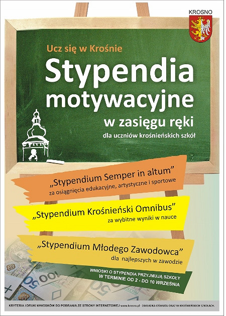 Stypendia motywacyjne dla uczniów krośnieńskich szkół rozdane - zdjęcie w treści 