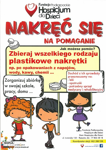 Zbieramy nakrętki - przyłącz sie do akcji NAKRĘĆ SIĘ NA POMAGANIE - zdjęcie w treści 