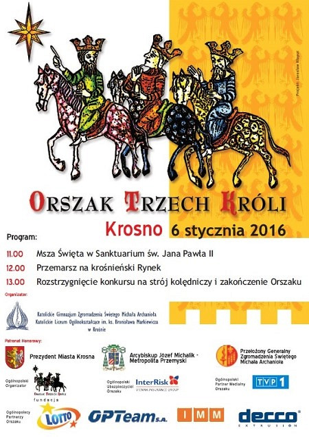 III Krośnieński „Orszak Trzech Króli” - zdjęcie w treści 