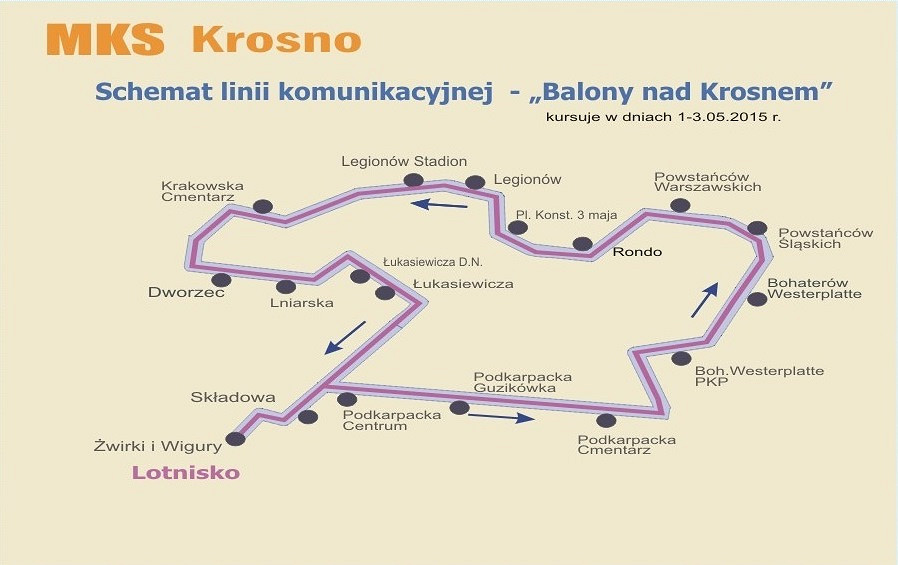 Balony nad Krosnem - zmiany w organizacji ruchu w okolicy lotniska - zdjęcie w treści  nr 2