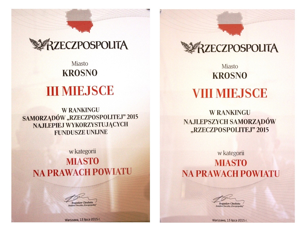 Ranking Rzeczpospolitej 2015: Krosno w czołówce najlepszych samorządów - zdjęcie w treści  nr 2