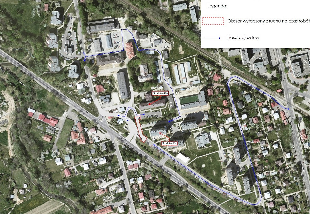 Utrudnienia w ruchu w rejonie osiedla Grota - Roweckiego. Poznaj szczegóły dojazdu - zdjęcie w treści  nr 1