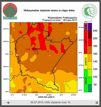 Uwaga wysokie stężenie niebezpiecznego ozonu - zdjęcie w treści 