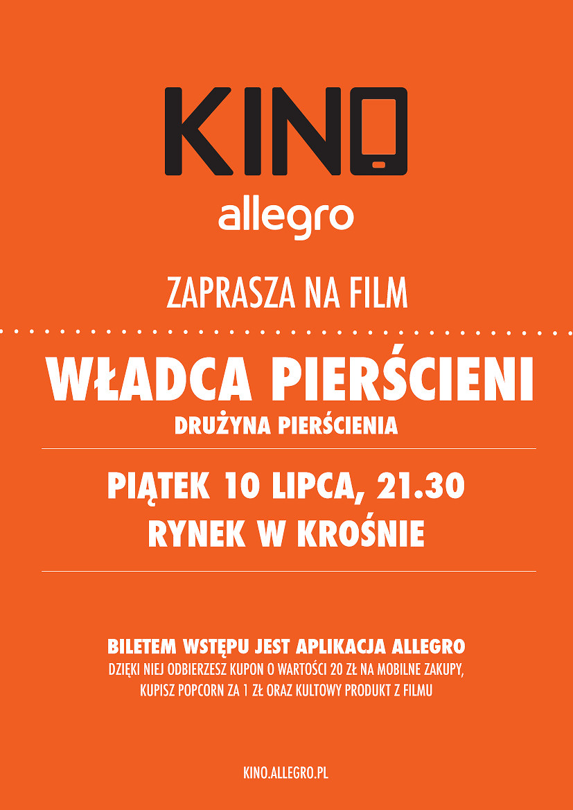 Objazdowe Kino Allegro. Władca Pierścieni w Krośnie - zdjęcie w treści 