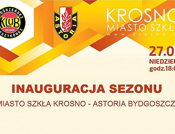 Afisz zapraszający na inauguracje sezonu koszykówki