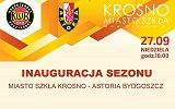 Afisz zapraszający na inauguracje sezonu koszykówki