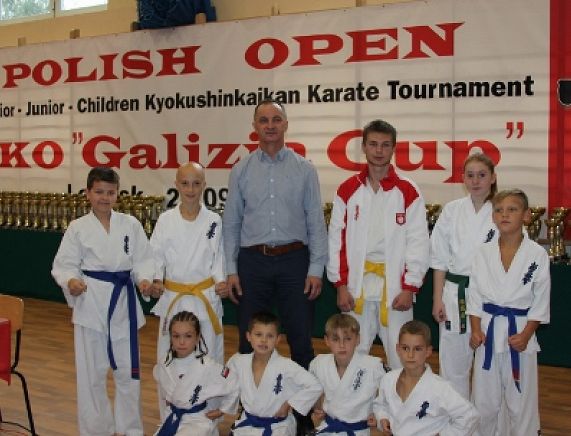 Zawodnicy krośnieńskiego Klubu Kyokushin Karate