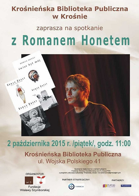 Roman Honet w Krośnieńskiej Bibliotece Publicznej - zdjęcie w treści 