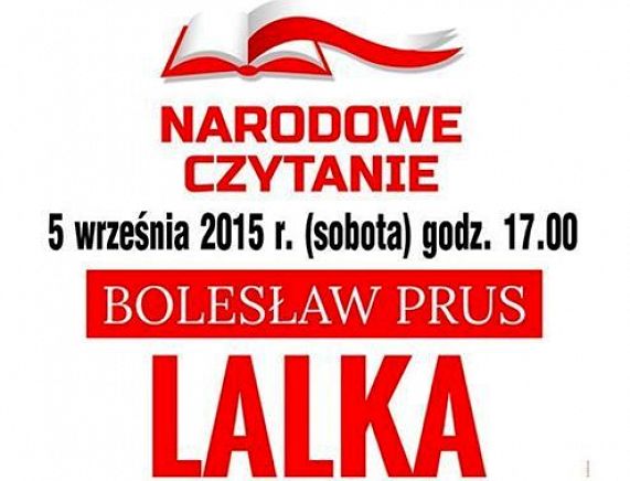 Plakat - Czytanie Lalki w Herbaciarni Siedem Róż