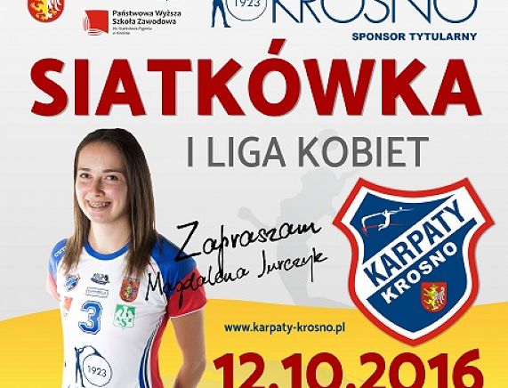 KROSNO GLASS KARPATY AZS PWSZ MOSiR - WISŁA WARSZAWA plakat