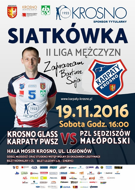 KROSNO GLASS KARPATY PWSZ vs PZL SĘDZISZÓW MAŁOPOLSKI - zdjęcie w treści 