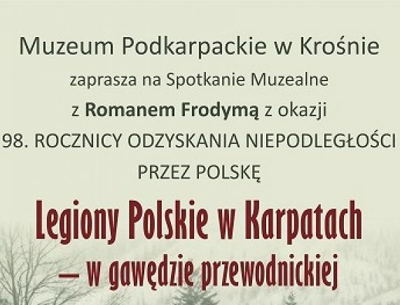 Zaproszenie na spotkanie muzealne Legiony Polskie