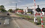 Przejazd kolejowy na ul. Lwowskiej - źródło: Streetview