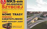 Plakat MKS-em dojedziesz szybciej - Krosno