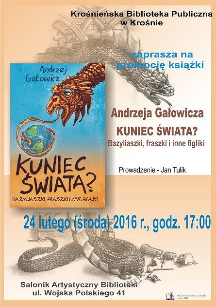 Kuniec świata? - promocja książki Andrzeja Gałowicza - zdjęcie w treści 