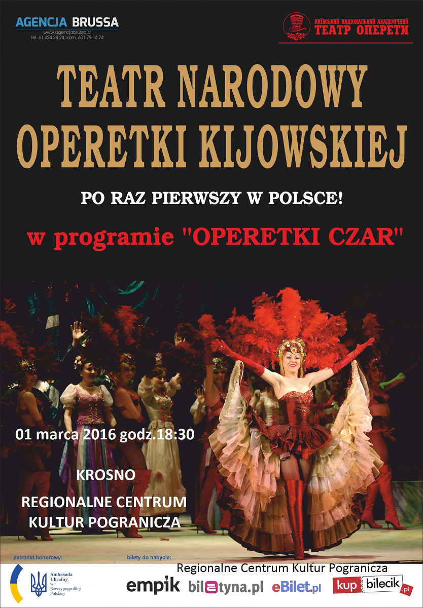 Operetki Czar - Teatr Narodowy Operetki Kijowskiej w Krośnie (1.03) - zdjęcie w treści 